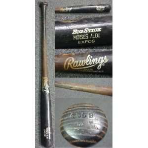  Moises Alou Game Used Rawlings Big Stick Expos Bat   Game 