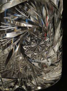 BEAUTIFUL! Antique American Brilliant Cut Glass Crystal Elegant 