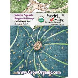  Winter Squash Seed Pack, Burgess Buttercup Patio, Lawn & Garden