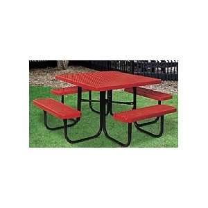  SuperSaver; Square Commercial Picnic Tables Patio, Lawn 