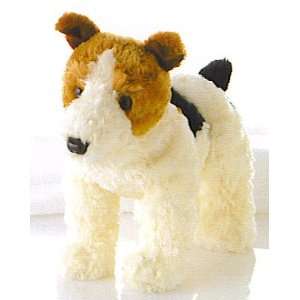  Fox Terrier Dog Stuffed Plush Animal: Toys & Games
