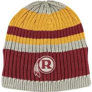  Reebok Washington Redskins Cuffless Retro Knit Hat: Sports 