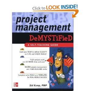    Project Management Demystified [Paperback] Sid Kemp Books