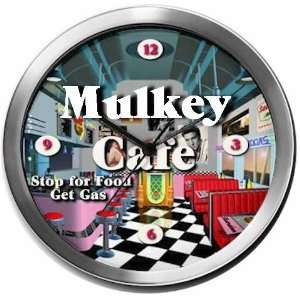  MULKEY 14 Inch Cafe Metal Clock Quartz Movement Kitchen 
