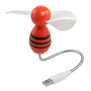  Gino Flex Gooseneck USB Red Black Cartoon Bee Shape Mini 
