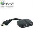 AUDIO HTC DUAL Y CABLE S730 TOUCH WING DASH TILT USB  