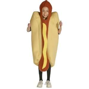 Childs Funny Hot Dog Food Costume (Size: 8 10): Toys 