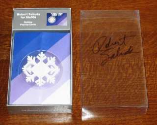 SIGNED Robert Sabuda MOMA Pop Up SPIN SNOWFLAKE CARDS!  