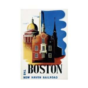  Ben Nason   New Haven Railroad / Boston Giclee: Home 