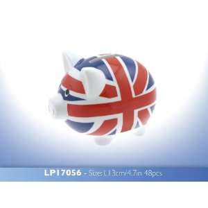 Union Jack Piggy Bank SML  (One Only) [Kitchen & Home]  