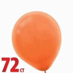  Orange 12 Latex Balloons, 72ct