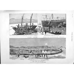  1882 WAR EGYPT CHALOUF SUEZ GLENEAGLES SHIP MONARCH