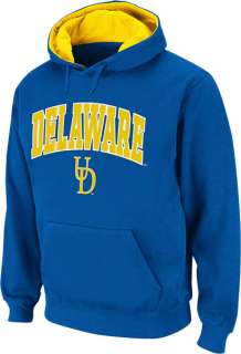Delaware Fightin Blue Hens Arched Tackle Twill Hooded Sweatshirt 