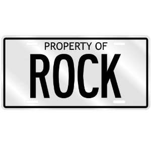   NEW  PROPERTY OF ROCK  LICENSE PLATE SIGN NAME: Home & Kitchen