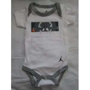 Nike Jordan Infant New Born Baby Boy/Girl Shoulder Bodysuit, Booties 