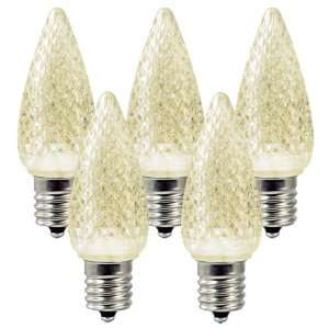  25 Bulbs C9 LED   Warm White   Intermediate Base   Christmas Lights 