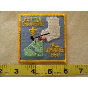   Ken Ton Chauterie Scouting Fall Camporee 1980 Patch 