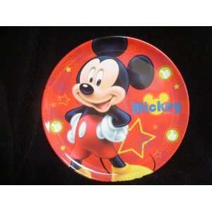  Mickey Mouse Melamine 8 Plate  BPA Free 