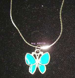   new chaming fashion constellatory butterfly necklaces change colors