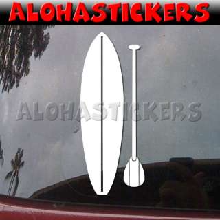 STAND UP PADDLE BOARD Vinyl Decal Car Window Sticker H7  