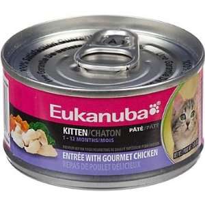   Pate Entree with Gourmet Chicken Canned Kitten Food: Pet Supplies