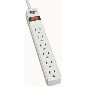   TLP602 6 OUTLET SURGE PROTECTOR/SUPPRESSOR (2 FT CORD) Electronics