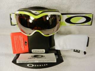 New OAKLEY STOCKHOLM GOGGLES Factory Slant Mint w/ Black Iridium 