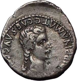   Agrippina,37AD.,Silver Denarius.Two Portraits.Ex BVH. Very Rare  