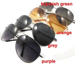 Fashion Aviator unisex UV400 sunglasses 3color freeship  