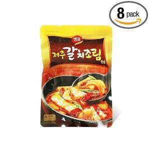 Sempio Jeju Galchi Jorim Fish Stir Fry Sauce, 230 Grams (Pack of 8 