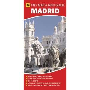  AA City Map & Mini Guide Madrid [Map] AA Publishing 