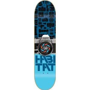  Habitat Capture & Create Large Deck 8.25 Blue Skateboard 