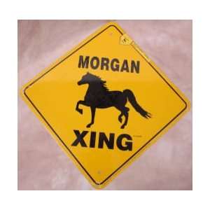  Morgan Horse Xing Sign: Sports & Outdoors
