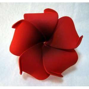  NEW Brick Red Plumeria Flower Hair Clip, Limited. Beauty