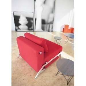   Cubed Sleek Chair With Cushion Chrome Legs  : Home & Kitchen