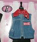 Barbie Clothes Denim Coke Picnic Fun Top 1997