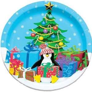  Holiday Fun Paper Dessert Plates 8ct: Office Products