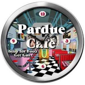  PARDUE 14 Inch Cafe Metal Clock Quartz Movement: Kitchen 