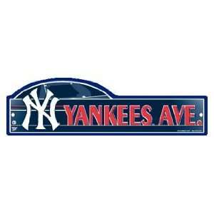 MLB NEW YORK YANKEES BASEBALL TEAM LOGO ZONE WALL Sign:  