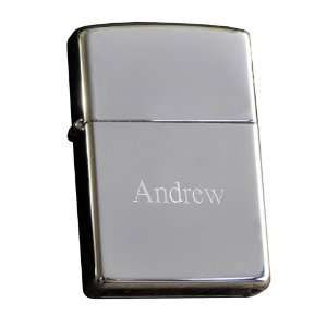 Personalized Zippo Chrome Lighter:  Kitchen & Dining