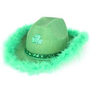  Saint Patricks Day Green Light Up Cowboy Hat Everything 