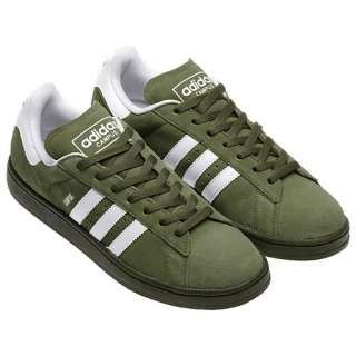 Adidas Campus 2.0 Suede Strong Olive Green White Originals Trainers 