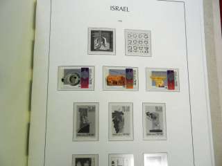 ISRAEL, a few stamps, PRISTINE near empty Lighthouse Hingeless album 