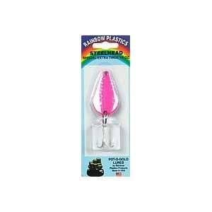 Rainbow Plastics Fishing Lures Steelhead Special Spoons 1/2oz Hot Pink 