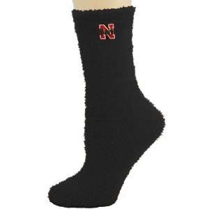   Ladies Black Feather Touch Socks 