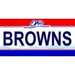 Ohio State Background License Plates   Browns Plate Tag 