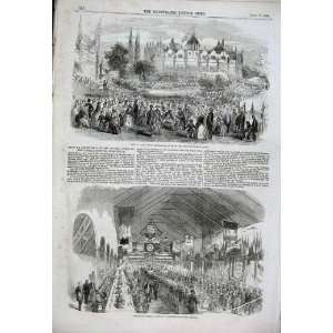 Rag & Secongd Hand Market Moscow 1856 Old Print Russia 