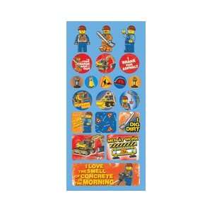  Lego Jumbo Cardstock Stickers, City Construction: Arts 