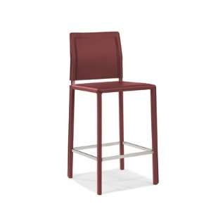  Stallo Counter Stool in Dark Red Furniture & Decor