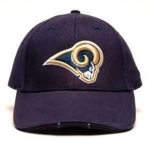 NFL St. Louis Rams LED Flashlight Adjustable Hat: Sports 